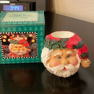Brand New Santa Tea Lite Holder. Never Used.